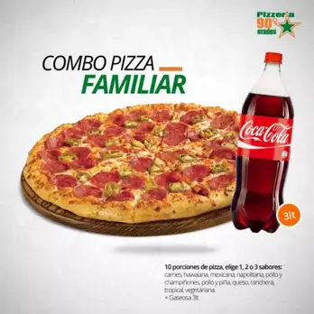 COMBO FAMILIAR + GASEOSA 3L